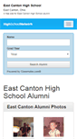 Mobile Screenshot of eastcantonhighschool.org